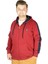Büyük Beden Erkek Sweatshirt Arm Strap 21503 Bordo 1
