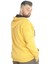 Erkek Sweat Kapşonlu Fermuarlı Vintage 22537 Hardal 3