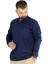 Erkek Uzun Kol Polo Cepli Interlok M 22460 Indigo 1