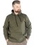 Erkek Sweatshirt Kapşonlu Pocket Basic 20562 Haki 1