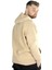 Erkek Sweatshirt Kapşonlu Pocket Basic 20562 Bej 3