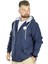 Erkek Sweat Kapşonlu Fermuarlı 22539 Indigo 1