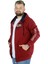 Erkek Sweat Kapşonlu Fermuarlı Nautical 22523 Bordo 2