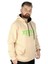 Büyük Beden Erkek Sweatshirt Kapşonlu Kanguru Revival 22545 Bej 2