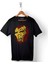 Iron Man Word Art Head Logo Demir Adam Baskılı Tişört T-Shirt 1