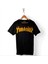 Trasher Logo Flame Blaze Skateboard Hip Hop Baskılı Tişört T-Shirt 1