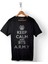 Keep Calm And Bts Army Logo Bangtan Boys Baskılı Tişört Unisex T-Shirt 1