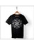 Bicycle Circle Kaleidoscope Mountain Bisiklet Baskılı Tişört Unisex T-Shirt 1
