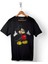 Mickey Mouse Logo Hapishane Baskılı Tişört T-Shirt 1