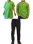 Unisex Çocuk Ribana Bel Keten Okul Pantolonu + Polo Yaka Kısa ve Uzun Kol T-Shirt 1