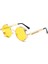 Moda Leafsunglasses Çerçevesiz Gözlük Kadın Erkek Cadılar Bayramı Parti Gözlüğü Trendy Gözlük Uv 400 Koruma (Yurt Dışından) 2