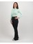 Sweatshirt Crop Uzun Kollu Önden Fermuarlı 5