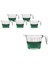 Kulplu Cam Beher 500mL - Isıya Dayanıklı Ölçü Kabı - 5 Adetlik Toptan Set 1