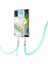 Motorola Moto E13 4g Imd Mermer Desenli Telefon Kılıfı Elektrokaplatma Tpu Krizle Anti-Çizelge Kapağı Lanyard (Yurt Dışından) 1