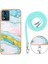 Motorola Moto E13 4g Imd Mermer Desenli Telefon Kılıfı Elektrokaplatma Tpu Krizle Anti-Çizelge Kapağı Lanyard (Yurt Dışından) 4