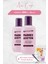 Pembe Nar Çiçeği Aseton 200 Ml X 2 Adet, Kare Pamuk 40' Lı Ve Tırnak Makası 1