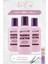 Pembe Nar Çiçeği Aseton 200 Ml X 3 Adet, Oval Pamuk 40' Lı Ve Tırnak Makası 1