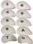 10 Adet Golf Kulübü Demir Headcover Set Koruma Bekçisi Koruyucu Beyaz (Yurt Dışından) 1