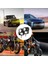 Aotrom Shooter Sis Lambası Motosiklet LED Spot Işık Beyaz-Sarı 3