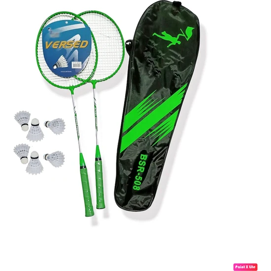 Avessa BRS-508 Çantalı Badminton Raketi Seti + 6 Adet Badminton Topu