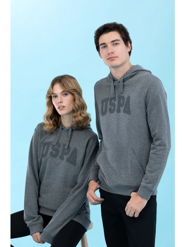 U.S. Polo Assn. Erkek Antrasit Melanj Sweatshirt 50273736-VR081