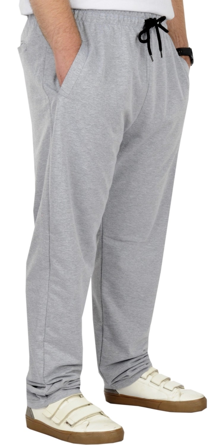 ModeXL Mode Xl Büyük Beden Erkek Eşofman Altı Classic 2 Ip 11100 Siyah görsel 2
