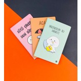 Giftmoda 3'lü Dikişli Defter Seti Seri :6