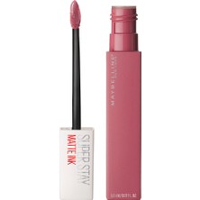 Maybelline New York Super Stay Matte Ink Likit Mat Ruj - 15 Lover - Pembe Mini Tattoo Liner Hediyeli