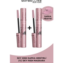 Maybelline New York 2'li Lash Sensational Sky High Maskara Seti - Sky High Şapka Hediyeli