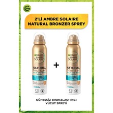 Garnier Ambre Solaire 2'li Natural Bronzer Güneşsiz Bronzlaştırıcı Sprey 150ML Seti