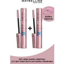 Maybelline New York 2'li Lash Sensational Sky High Waterproof Maskara Seti - Sky High Şapka Hediyeli