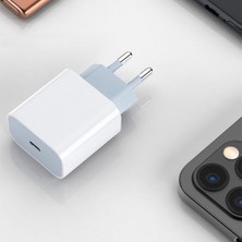 Mezigarc Iphone 11,12,13,14 Uyumlu Yeni Nesil Type-C Girişli Adaptör Hızlı Şarj Başlığı Muadil Apple Şarj Kablosu ve Veri Aktarma Kablosu