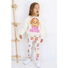 Orca Kids Fashion Paw Patrol Sweatshirt ve Fitilli Tayt Takım