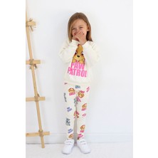 Orca Kids Fashion Paw Patrol Sweatshirt ve Fitilli Tayt Takım