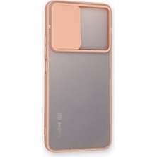 Plus Xiaomi Redmi Note 10 5g / Redmi Note 10 Se / Poco M3 Pro ile Uyumlu Buzlu Kamera Sürgülü Kılıf