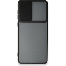 Plus Samsung A70 ile Uyumlu Buzlu Kamera Sürgülü Kılıf