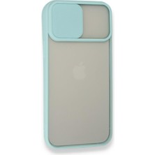 Pluscep Aksesuar Xiaomi Redmi 9A ile Uyumlu Buzlu Kamera Sürgülü Kılıf