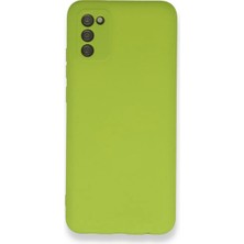 Pluscep Aksesuar Samsung A03S ile Uyumlu Lansman Silikon Kılıf (Kamera Korumalı)