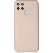 Pluscep Aksesuar Realme C25 / C25S ile Uyumlu Lansman Silikon Kılıf (Kamera Korumalı)