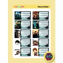 Cakaybu Harry Potter Okul Defter Etiket Yapıştırma Sticker