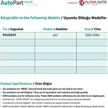 Alpha Auto Part Peugeot 307 Için Ön Sağ Cam Tamir Seti