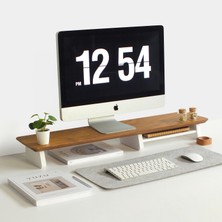 Fagus Wood Monitör Yükseltici, Monitör Standı, Ahşap Ekran Yükseltici (Meşe)