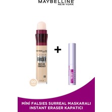 Maybelline New York Instant Anti Age Eraser Kapatıcı - 00 Ivory Mini Surreal Maskara Hediyeli