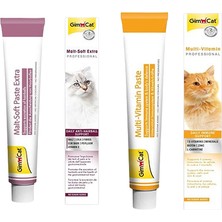 Gimcat 100 gr Malt Soft Kedi Macunu ve 100 gr Multiviamin Lezzetli Yaşlı Kediler İçin