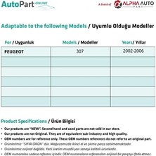 Alpha Auto Part Peugeot 307 Için Ön Cam Tamir Seti-Sağ-Sol-Set