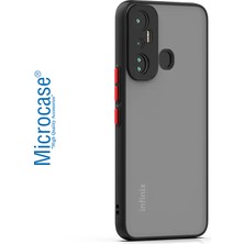 Microcase Infinix Hot 20 London Serisi Darbeye Dayanıklı Kılıf - Siyah AL3415