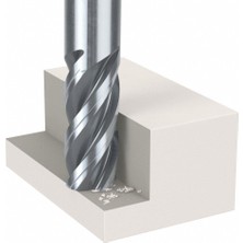 Fett 8mm Parmak Freze Hss Freze Ucu