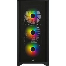 Corsaır Icue 4000X Rgb RM850E 850W 80PLUS 3XSP120 Rgb Elite Fanlı Mid-Tower Gaming Siyah Kasa