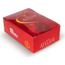 1926 ATELİER CHOCOLATE Yaldızlı Fıstıklı Kalp Çikolata 12 Adet