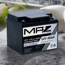 Maz Akü 12 Volt 40 Amper (Ah) Kuru Agm Vrla Akü (Yeni Üretim)